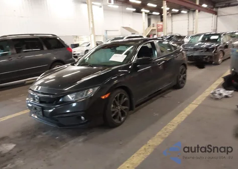 2020 Honda Civic Sport z USA, uszkodzony, nr VIN 19XFC2F87LE201769